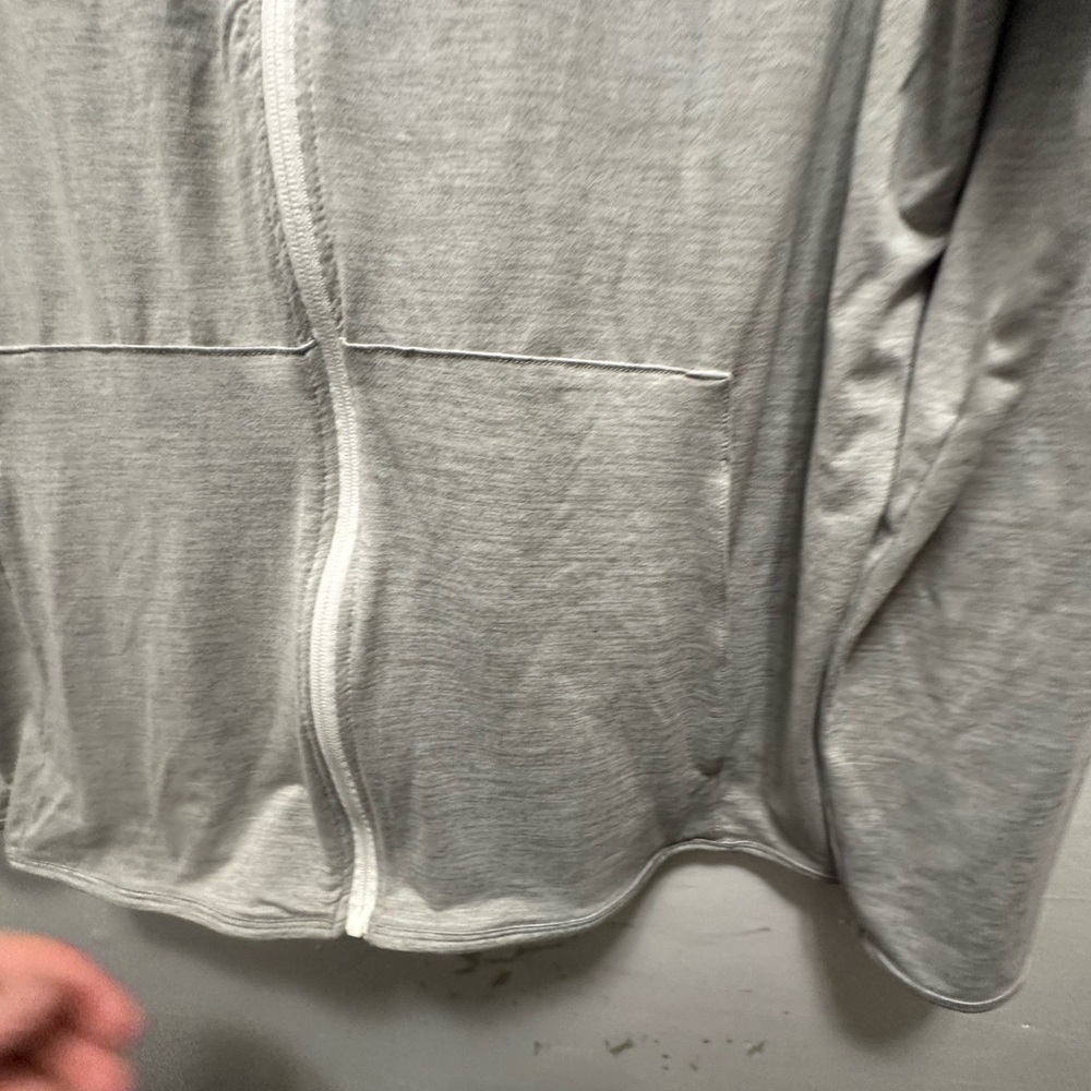 Hurley Light Gray Zip-Up Hoodie - Picture 6 of 9